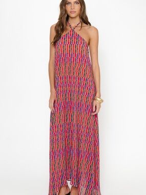 NWT Show Me Your Mumu Claudia Maxi Dress - Cabo Crush Geo